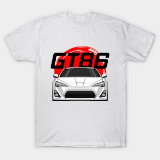 Front White GT86 MK1 Pre JDM T-Shirt